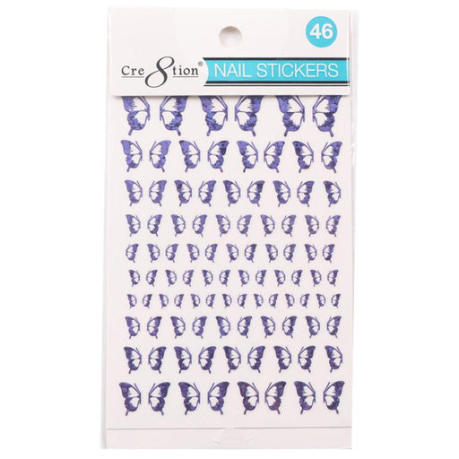 Cre8tion Nail Art Sticker Butterfly (42 Styles)
