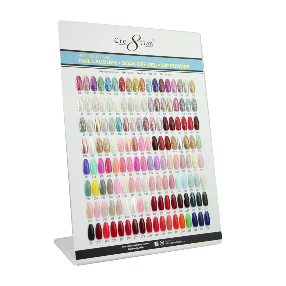 Cre8tion Counter Foam Display - 288 Matching Color Chart