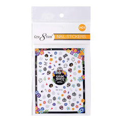 Cre8tion Nail Art Stickers - Halloween (14 Styles)