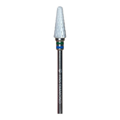 HNS DIAMOND NAIL DRILL BIT 3/32  WHITE FLAME CERAMIC 5IN1