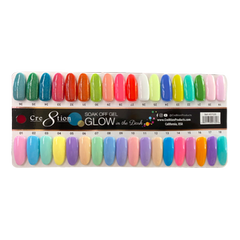 Cre8tion Color Chart -  Glow in the Dark 36 colors