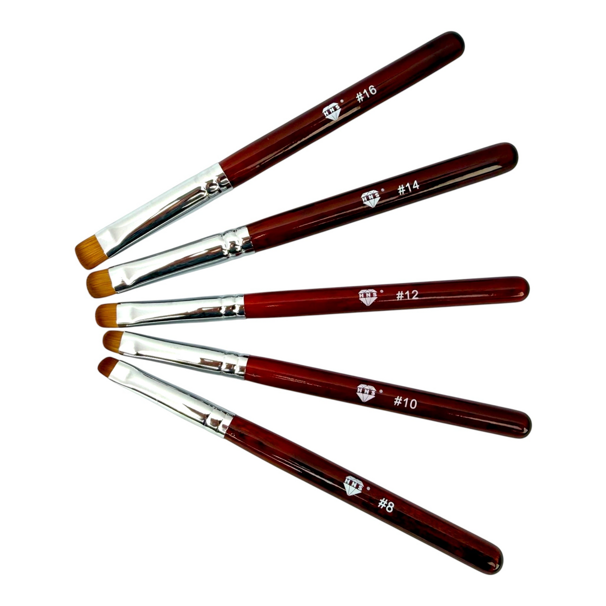 HNS DIAMOND Nail Art French Brush SIZE 8 TO 16