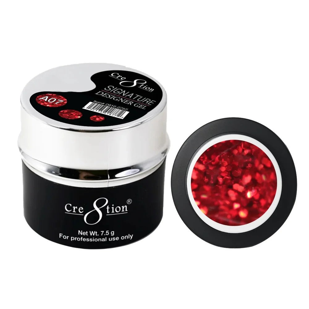 Cre8tion Signature Designer Gel 7.5g - Full Set 9 Colors