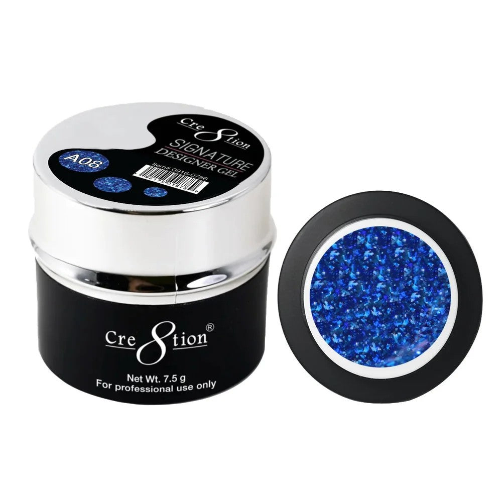 Cre8tion Signature Designer Gel 7.5g - Full Set 9 Colors
