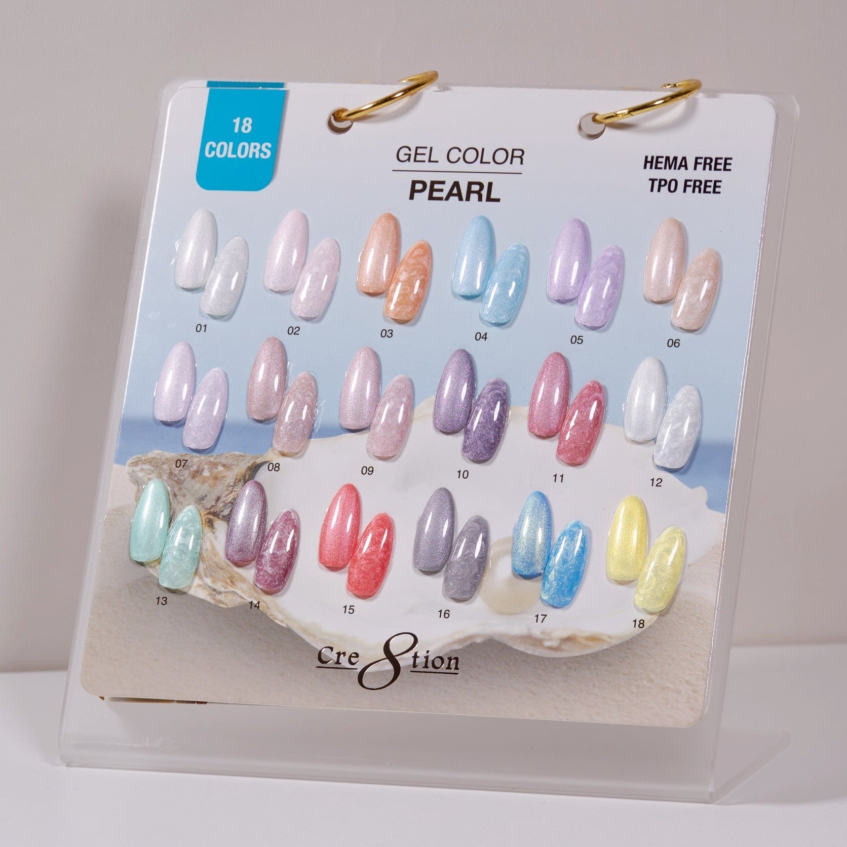 Cre8tion Calendar Display - Pearl Gel 18 Colors