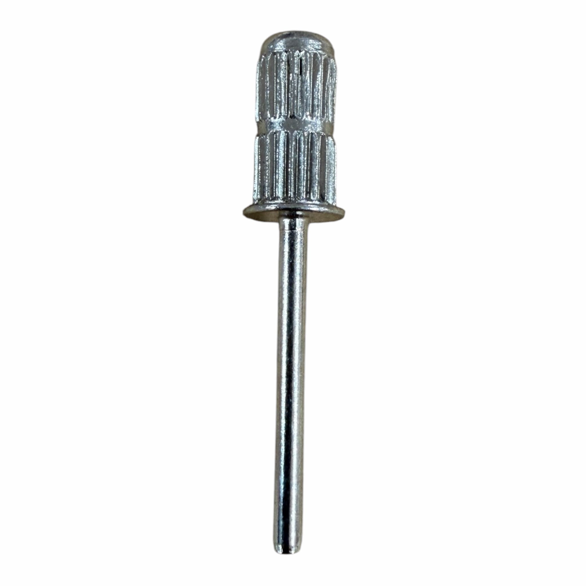 My Store professional metal nail drill bit for cuticle work and shaping, featuring a durable silver finish.
