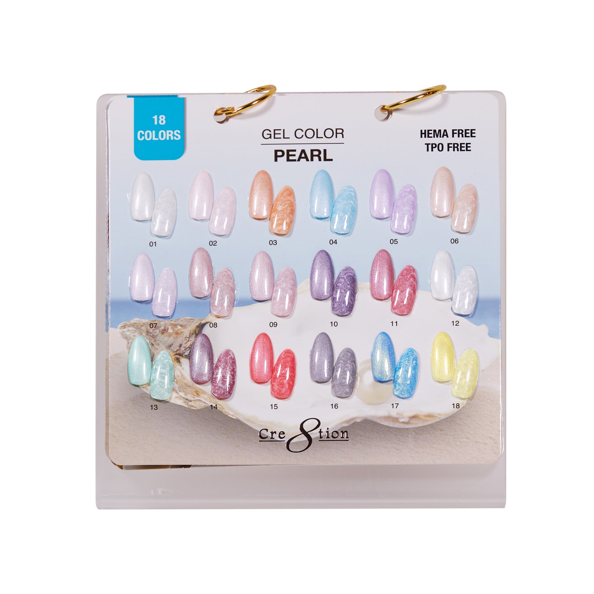 Cre8tion Calendar Display - Pearl Gel 18 Colors