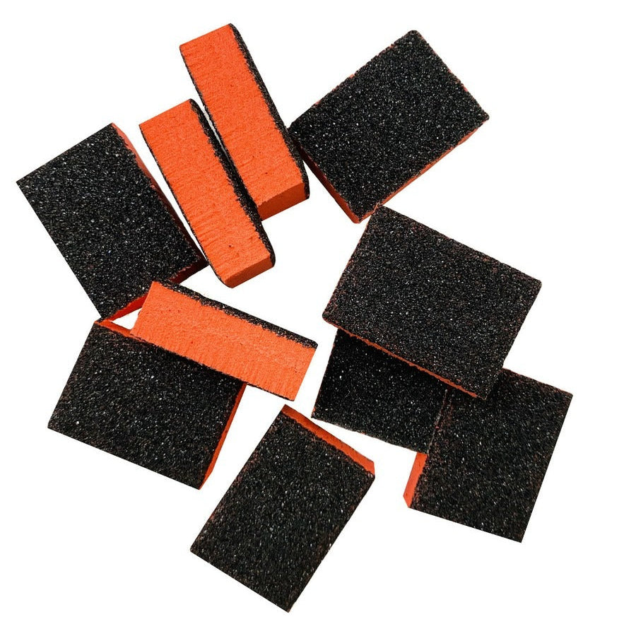 Cre8tion Buffer 2-Way Mini 1/3 Orange Foam, Black Grit 100/180