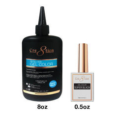 Cre8tion Soak Off Gel - Super Black